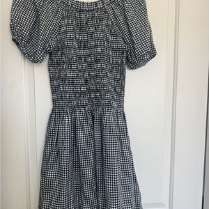 Black and White Gingham Dress